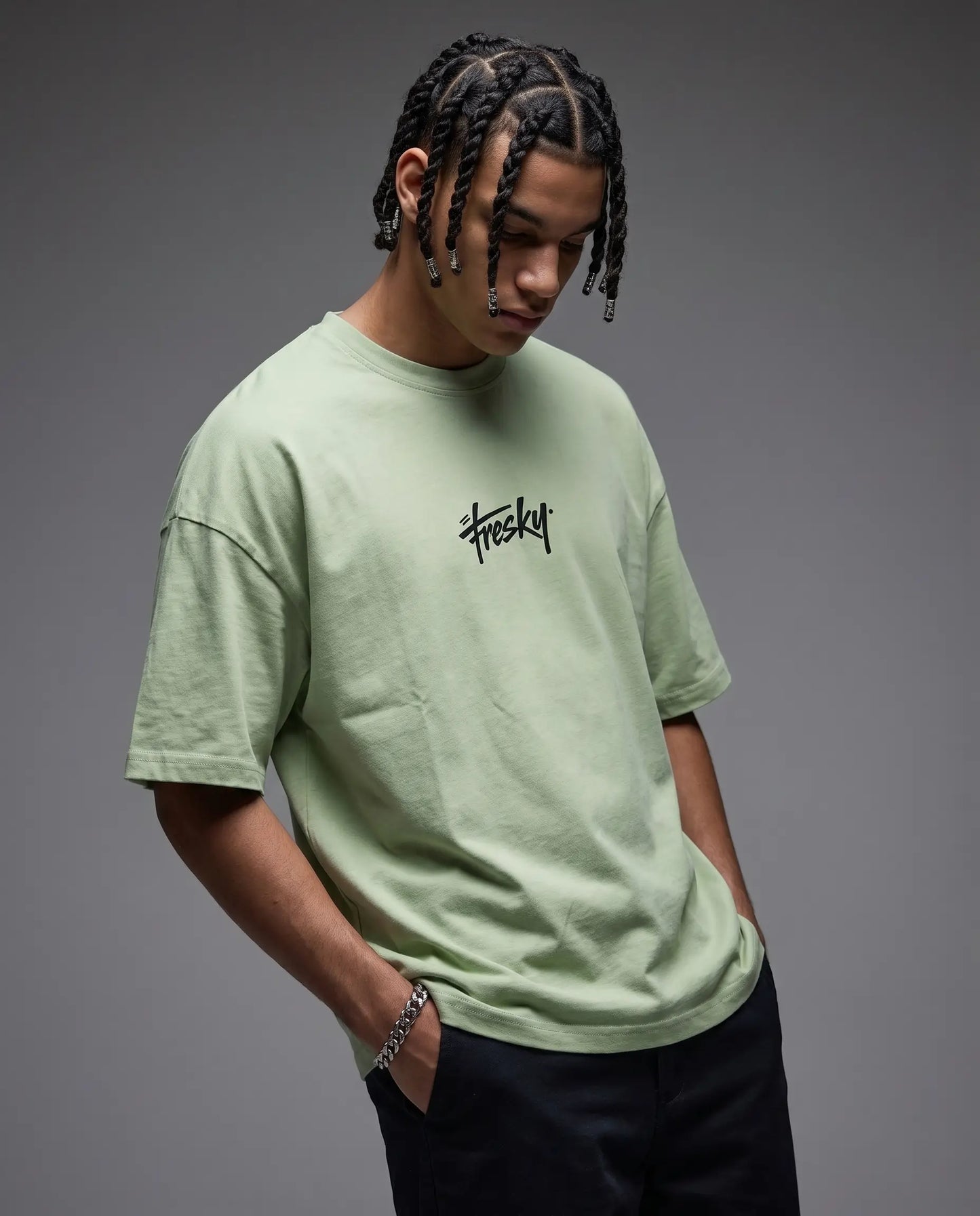 Sage Green Washed Tee