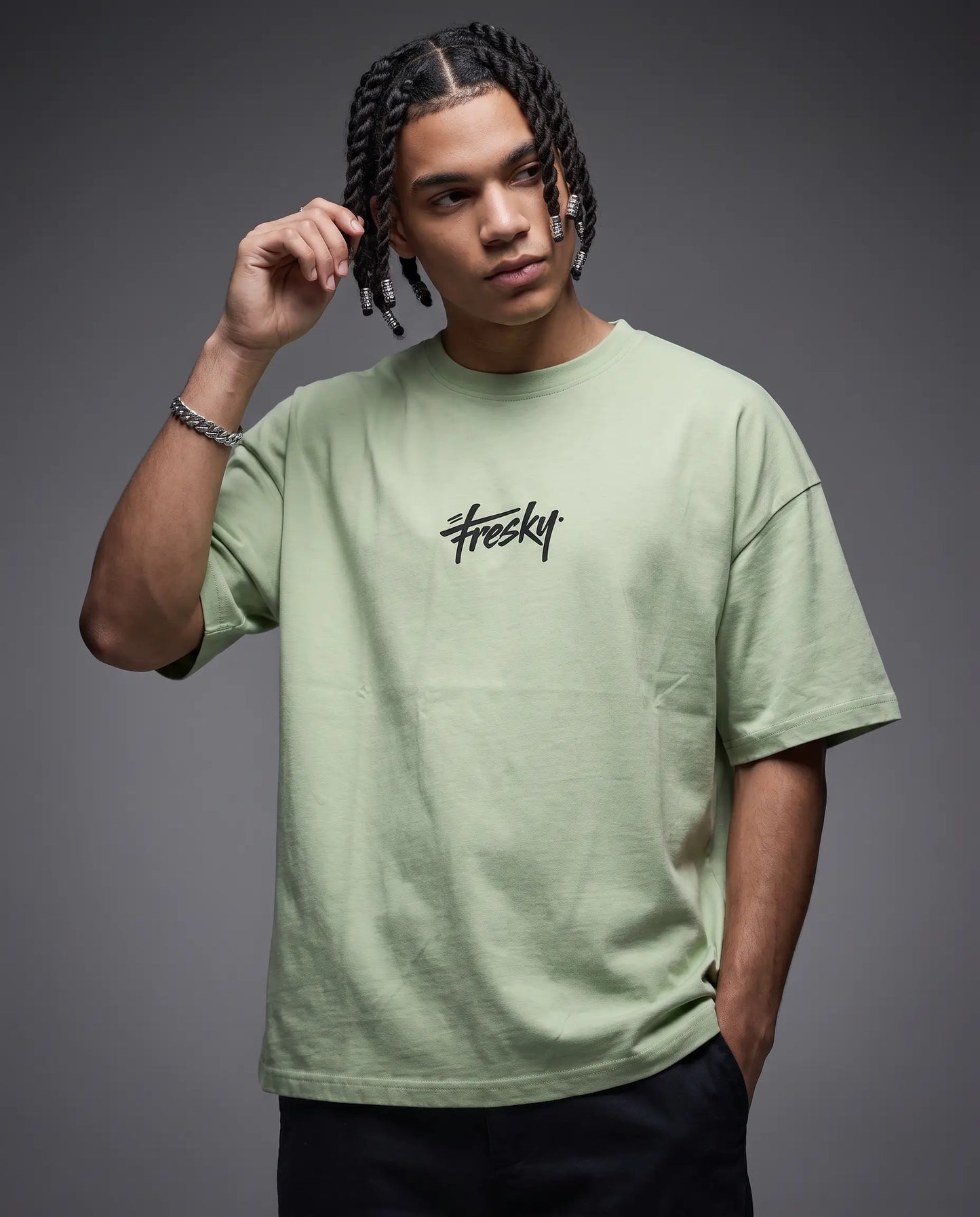 Sage Green Washed Tee
